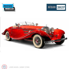 1:18 CMC Mercedes Benz 500K Spezial Roadster Red