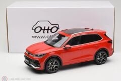 1:18 OTTO 2024 Volkswagen Tiguan E Tsi R-Line Persimmon Red