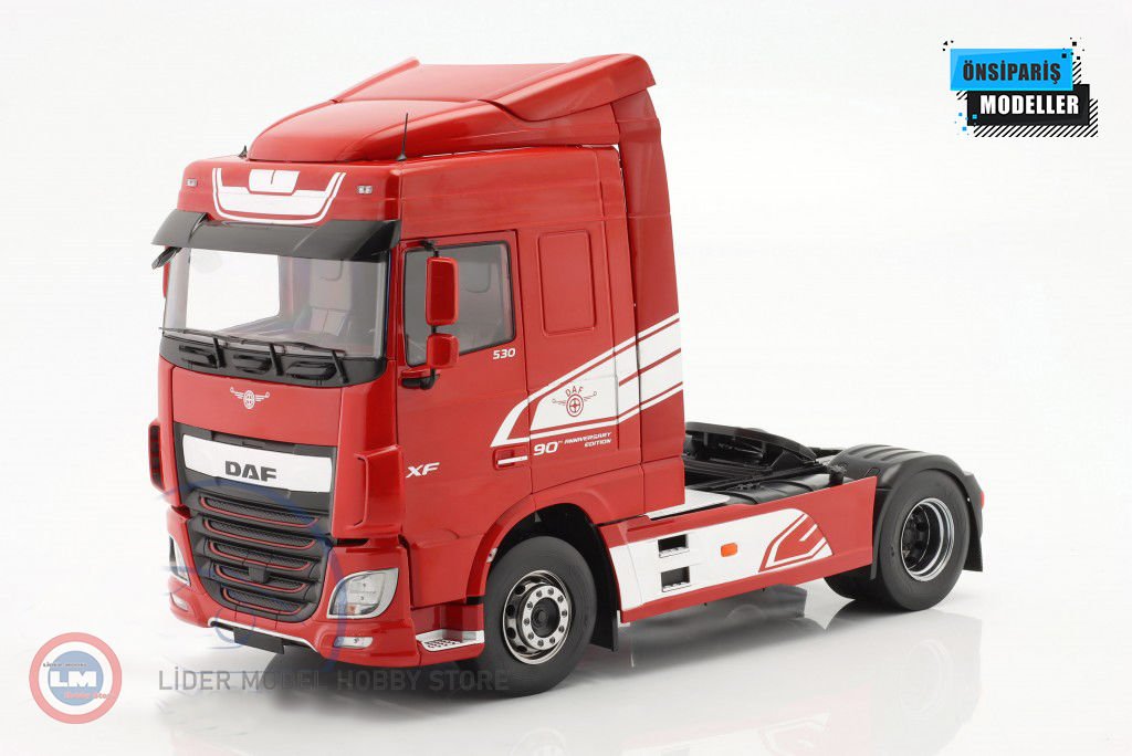 1:18 2016 DAF XF Space Cab Kırmızı