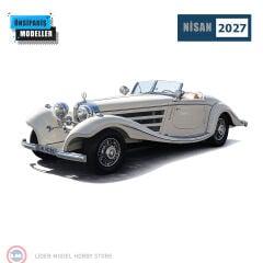 1:18 CMC Mercedes Benz 500K Spezial Roadster White