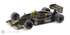 1:18 Minichamps  1986 Lotus RENAULT 98T #12– AYRTON SENNA - DIRTY VERSION