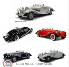 1:18 CMC Mercedes Benz 500K Spezial Roadster Black