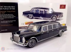 1:18 CMC Mercedes Benz 600 PULLMAN W100 - ELVIS PRESLEY KING OF ROCK'N ROLL