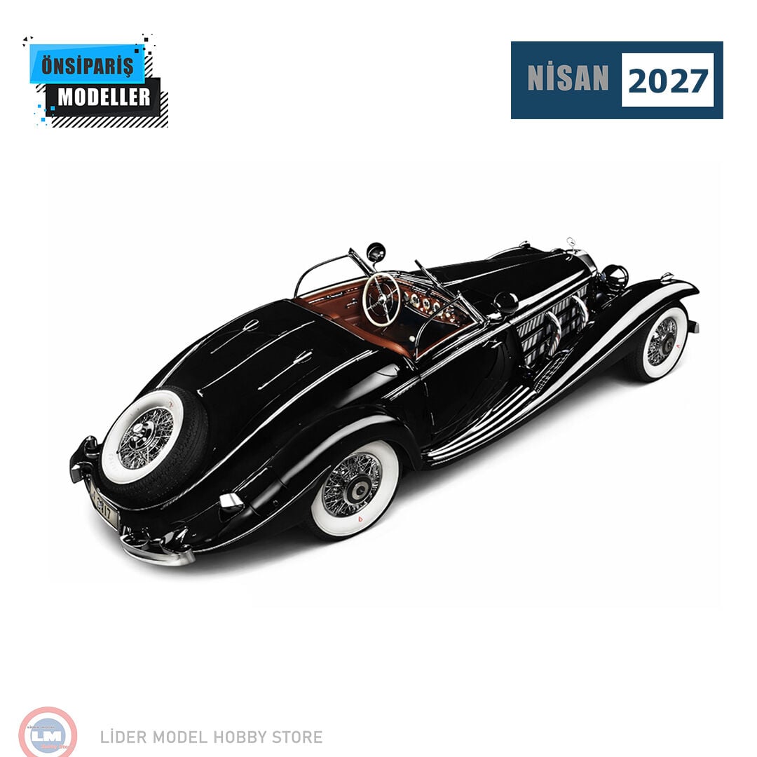1:18 CMC Mercedes Benz 500K Spezial Roadster Black