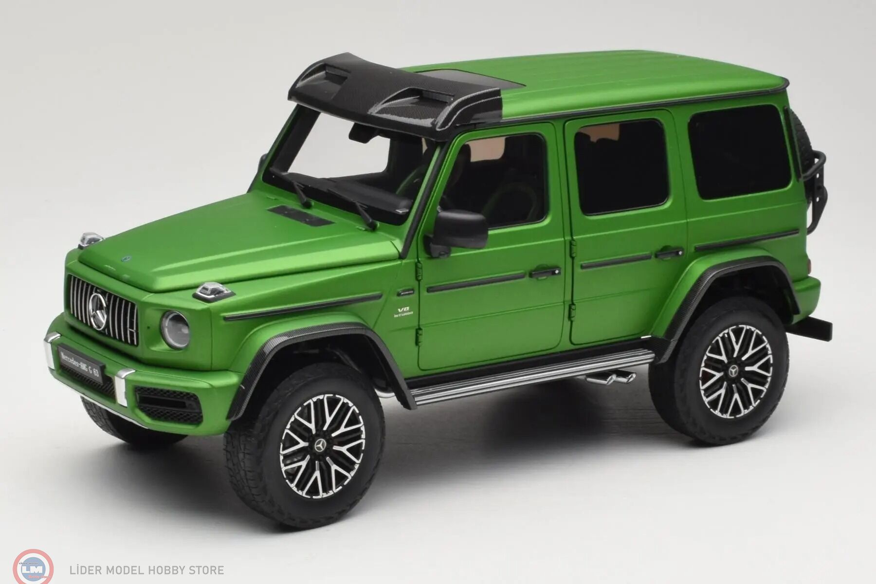 1:18 Almost Real 2023 Mercedes Benz G Class G63 AMG W463 Hell Magno Green