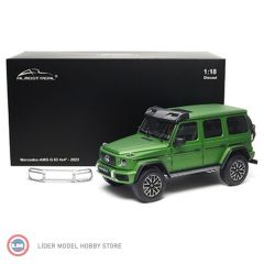 1:18 Almost Real 2023 Mercedes Benz G Class G63 AMG W463 Hell Magno Green