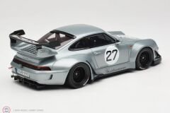 1:18 GT Spirit 2024 Porsche 911 RWB #27 Yuiitsumuni  Silver