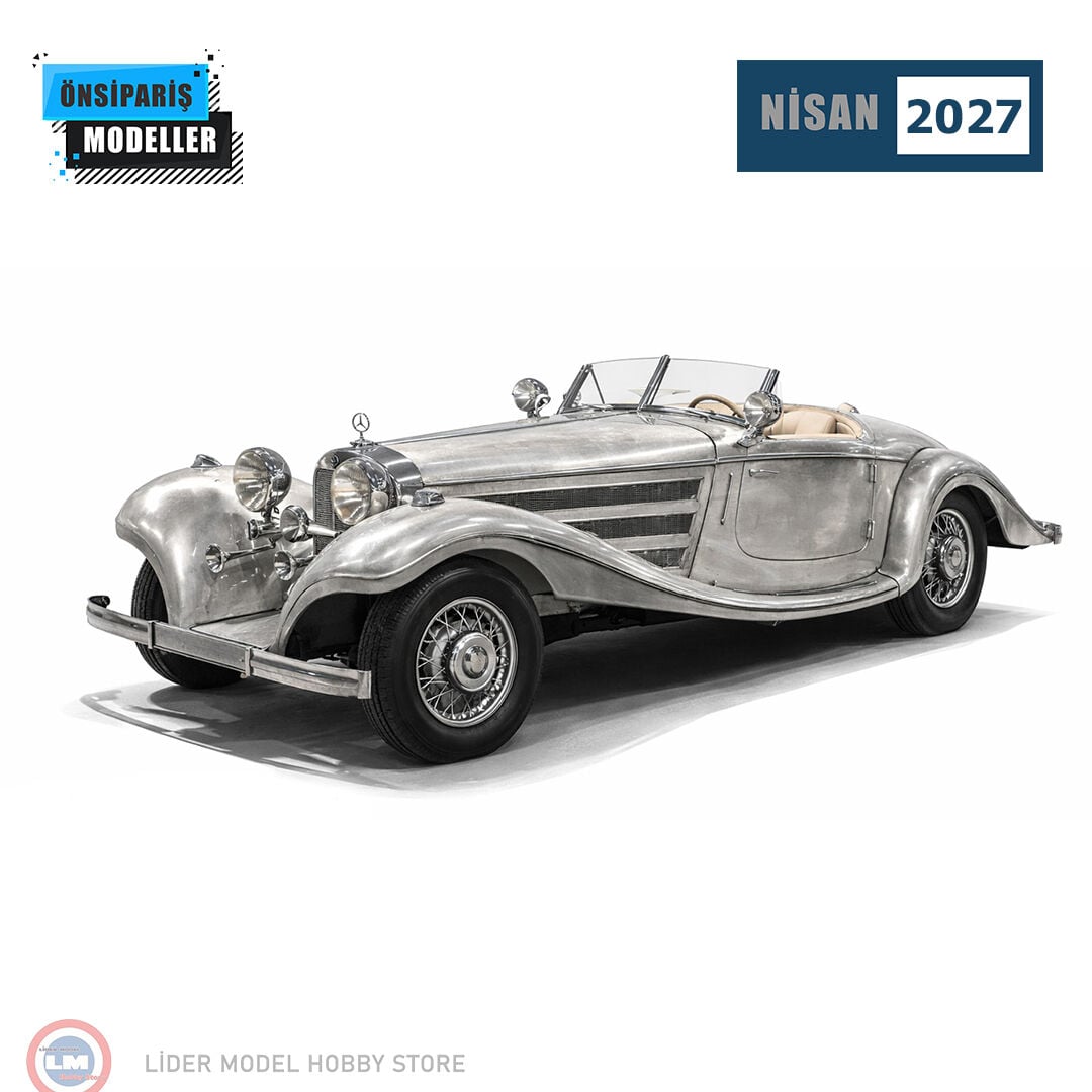 1:18 CMC Mercedes Benz 500K Spezial Roadster Clear Finish