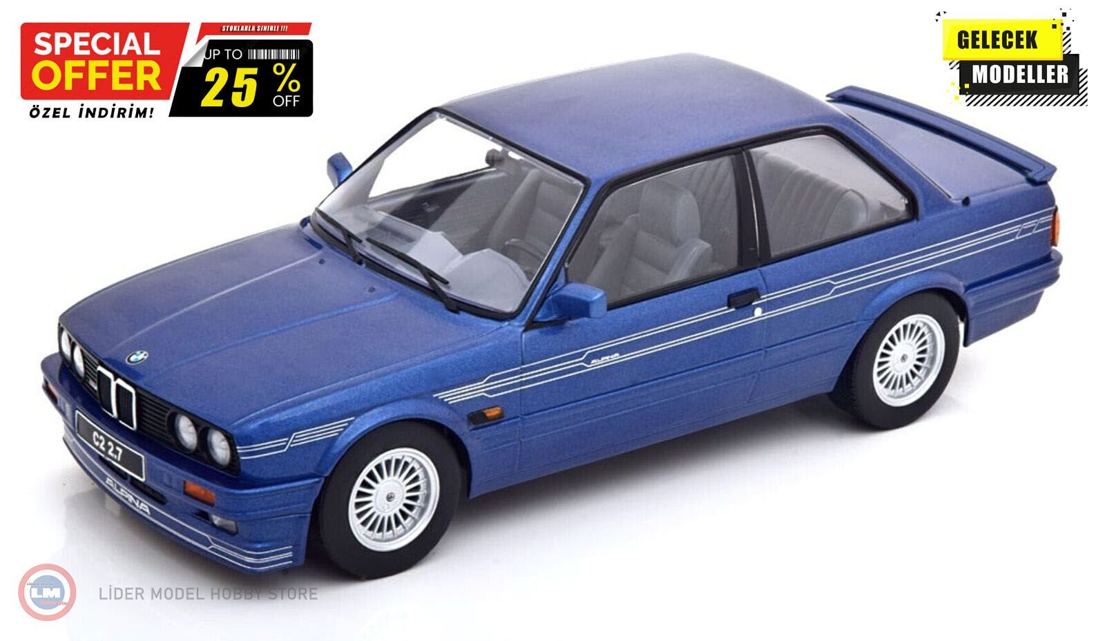 1:18 KK Scale 1988 BMW Alpina C2 2.7 E30