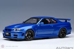 1:18 Autoart 2001 Nissan Skyline GT-R (R34) Z-tune Bayside Blue