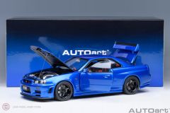 1:18 Autoart 2001 Nissan Skyline GT-R (R34) Z-tune Bayside Blue