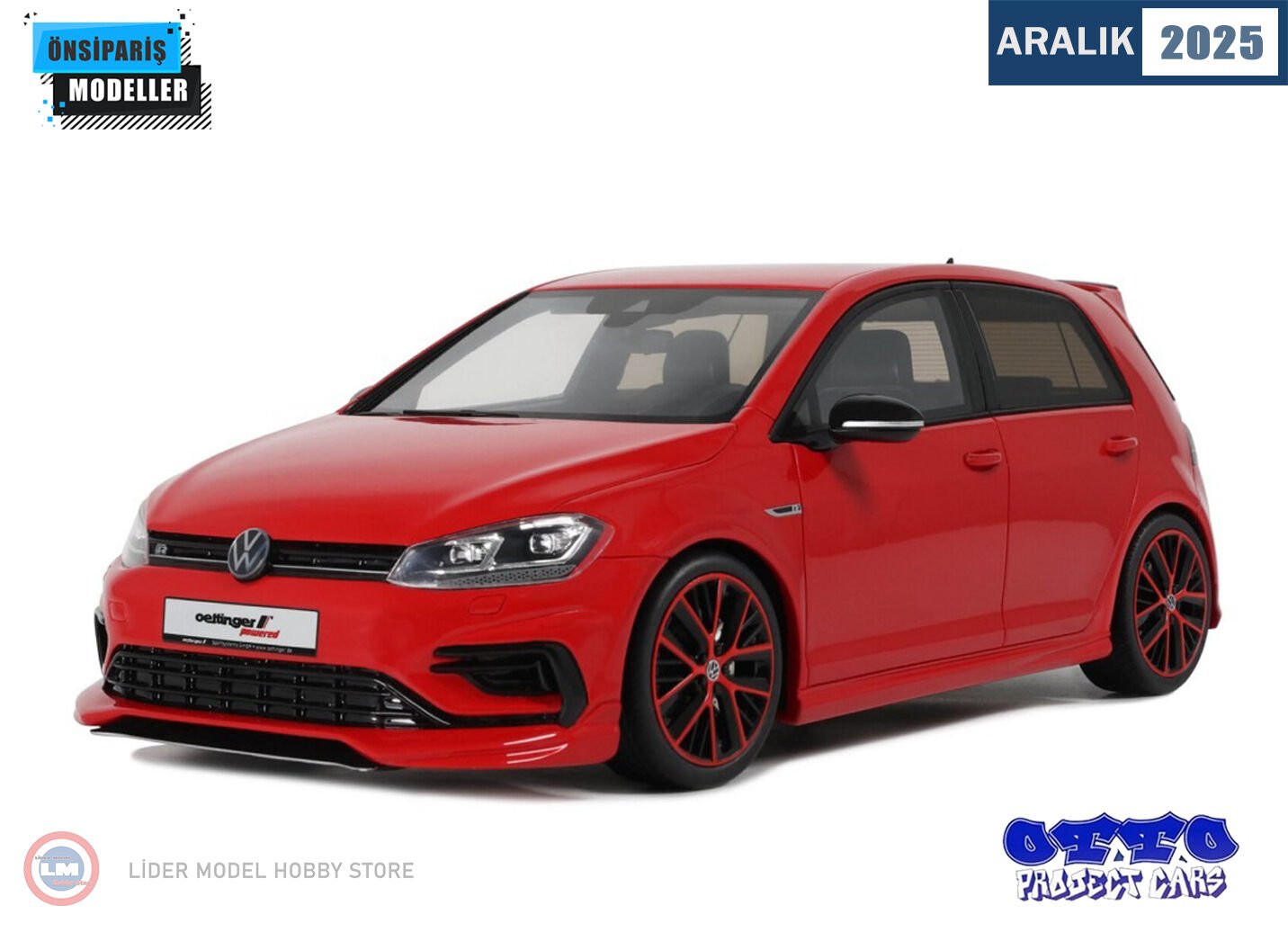 1:18 OTTO 2018 VOLKSWAGEN GOLF 7.5 R OETTINGER TORNADO RED | Ön Sipariş