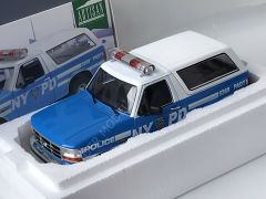 1:18 1992 Ford Bronco 4x4 The Police of New York