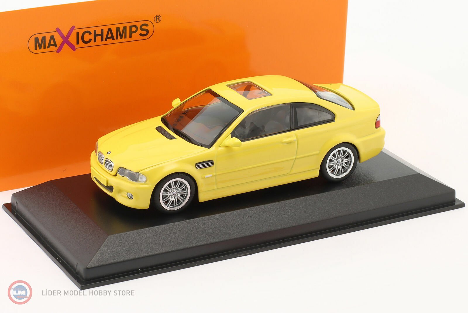 1:43 Maxichamps 2001 BMW M3 (E46) COUPE