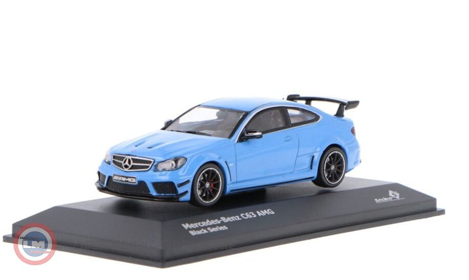1:43 2012 Mercedes Benz C63 AMG Black Series Mavi