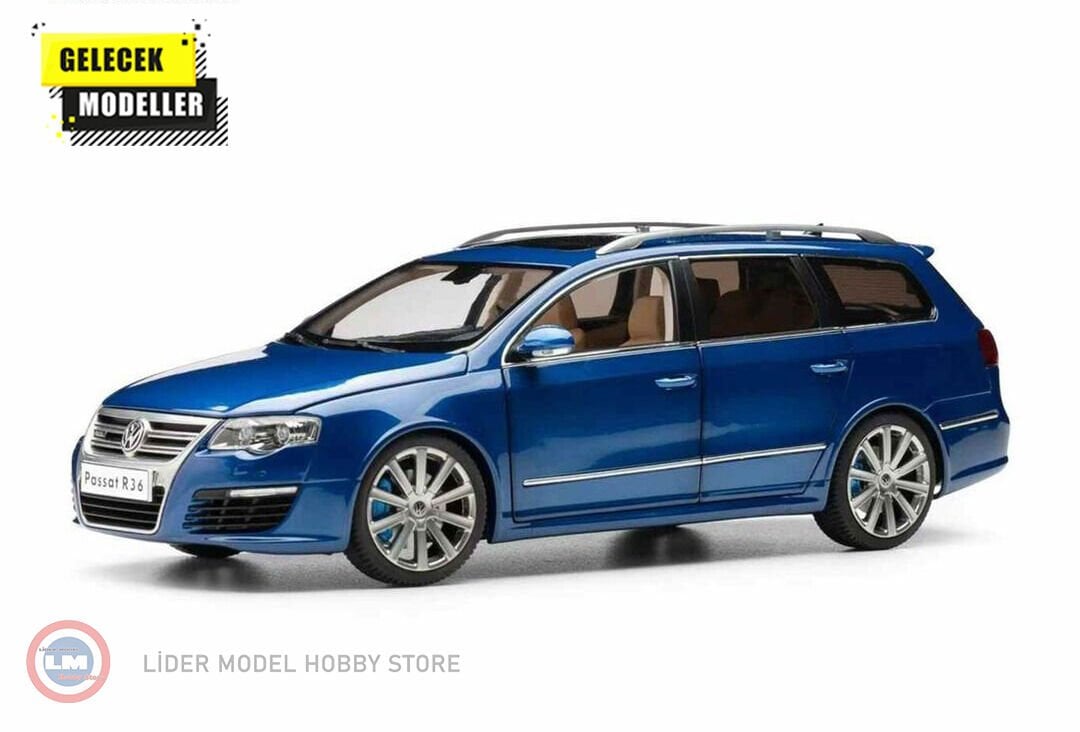 1:18 NZG 2009 Volkswagen Passat R36 Biscaya Blue
