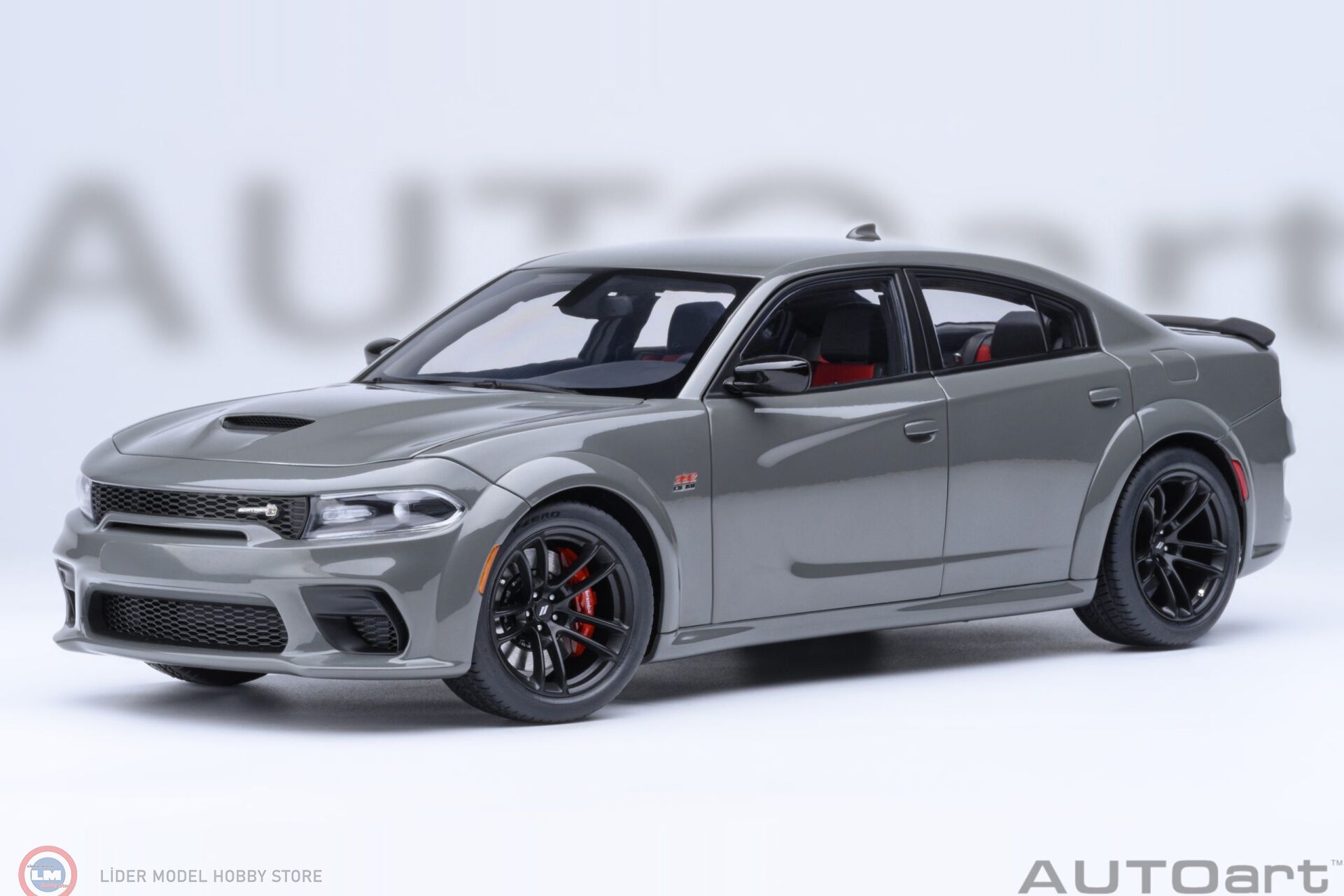 1:18 Autoart 2023 Dodge Charger Scat Pack Widebody Destroyer Grey