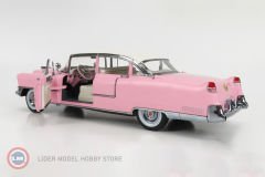 1:18 1955 Cadillac Fleetwood Series 60, pink with white roof