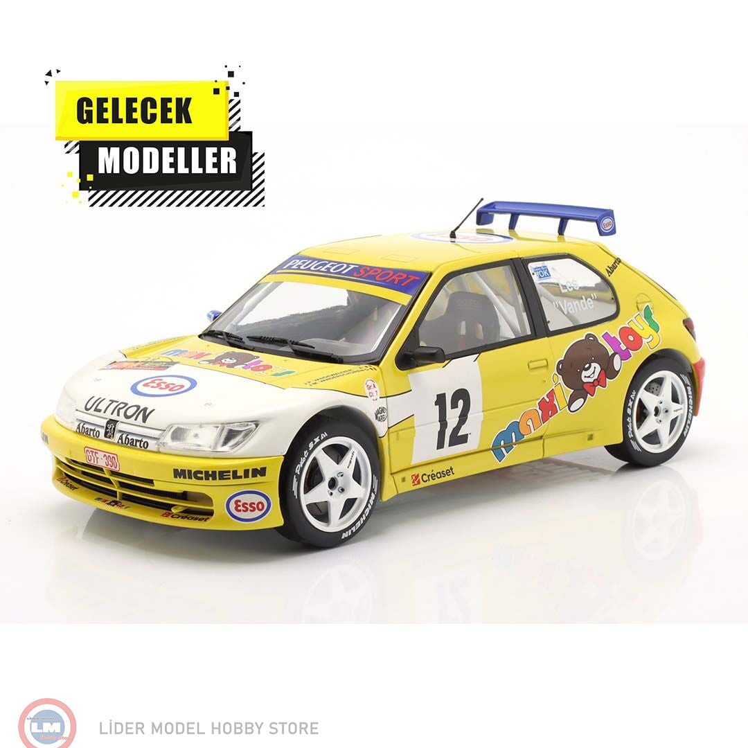 1:18 Solido Peugeot 306 Maxi #12 9th Rallye du Condroz 1997