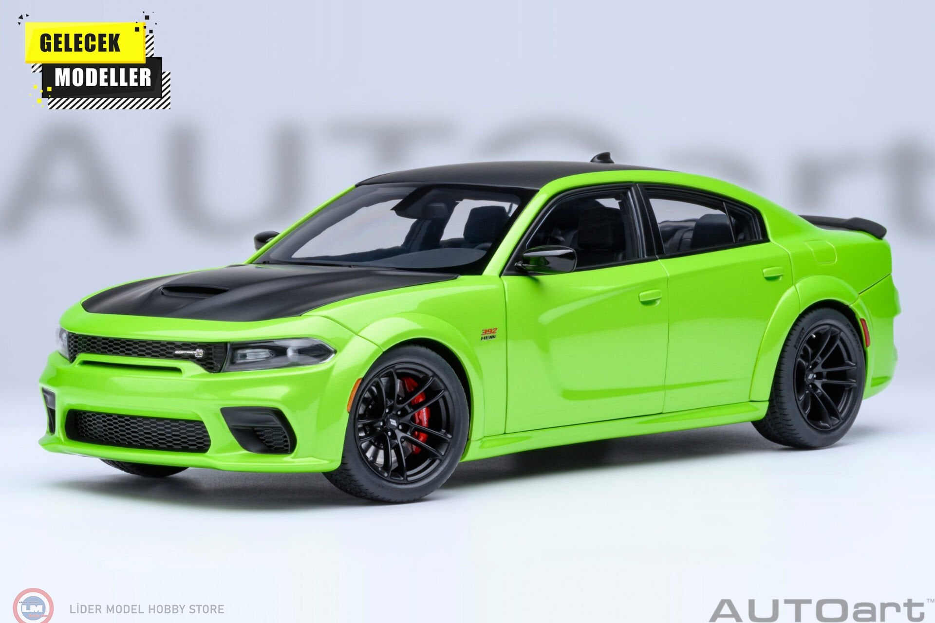 1:18 Autoart 2023 Dodge Charger Scat Pack Widebody Sublime