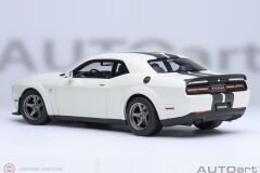 1:18 Autoart 2023 Dodge CHALLENGER SRT SUPERSTOCK - KNUCKLE WHITE