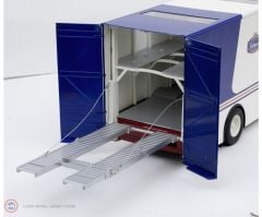 1:18 Mercedes Benz O 317 Race Car Transporter Rothmans Porsche