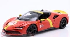 1:18 Burago 2020 Ferrari SF90 STRADALE #50 LE MANS LIVERY