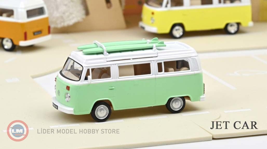 1:43 1973 Volkswagen Combi T2b Camper Van - JET CAR