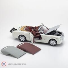1:18 Kyosho 2013 Rolls Royce Phantom Drophead Coupe English White