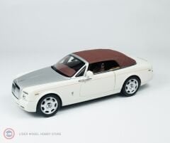 1:18 Kyosho 2013 Rolls Royce Phantom Drophead Coupe English White