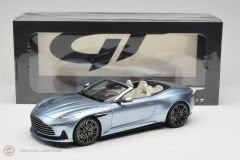 1:18 GT Spirit 2023 Aston Martin DB12 Volante Carribbean Blue Pearl