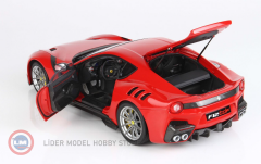 1:18 BBR 2015 Ferrari F-12 TDF BLACK WHEELS