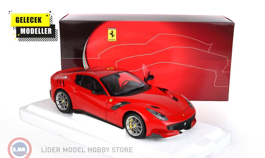 1:18 BBR 2015 Ferrari F-12 TDF BLACK WHEELS