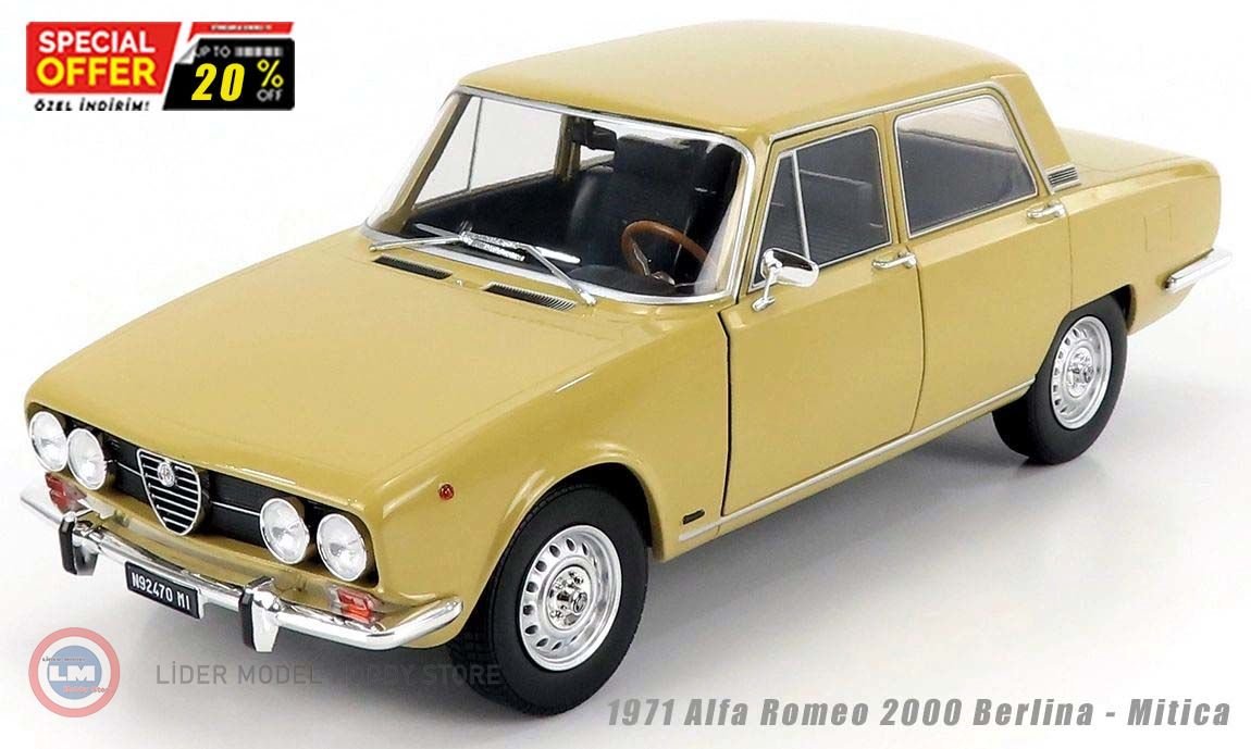 1:18 1971 Alfa Romeo 2000 Berlina