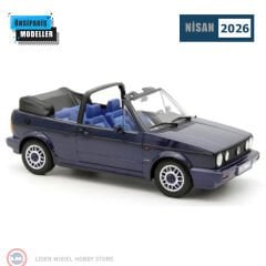 1:18 Norev 1992 Volkswagen Golf Cabriolet Quartett Inka Blue