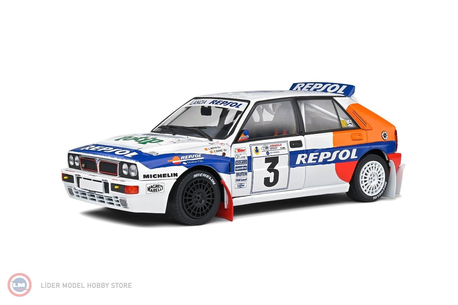 1:18 1993 Lancia Delta HF Integrale #3 2nd Rallye Acropolis