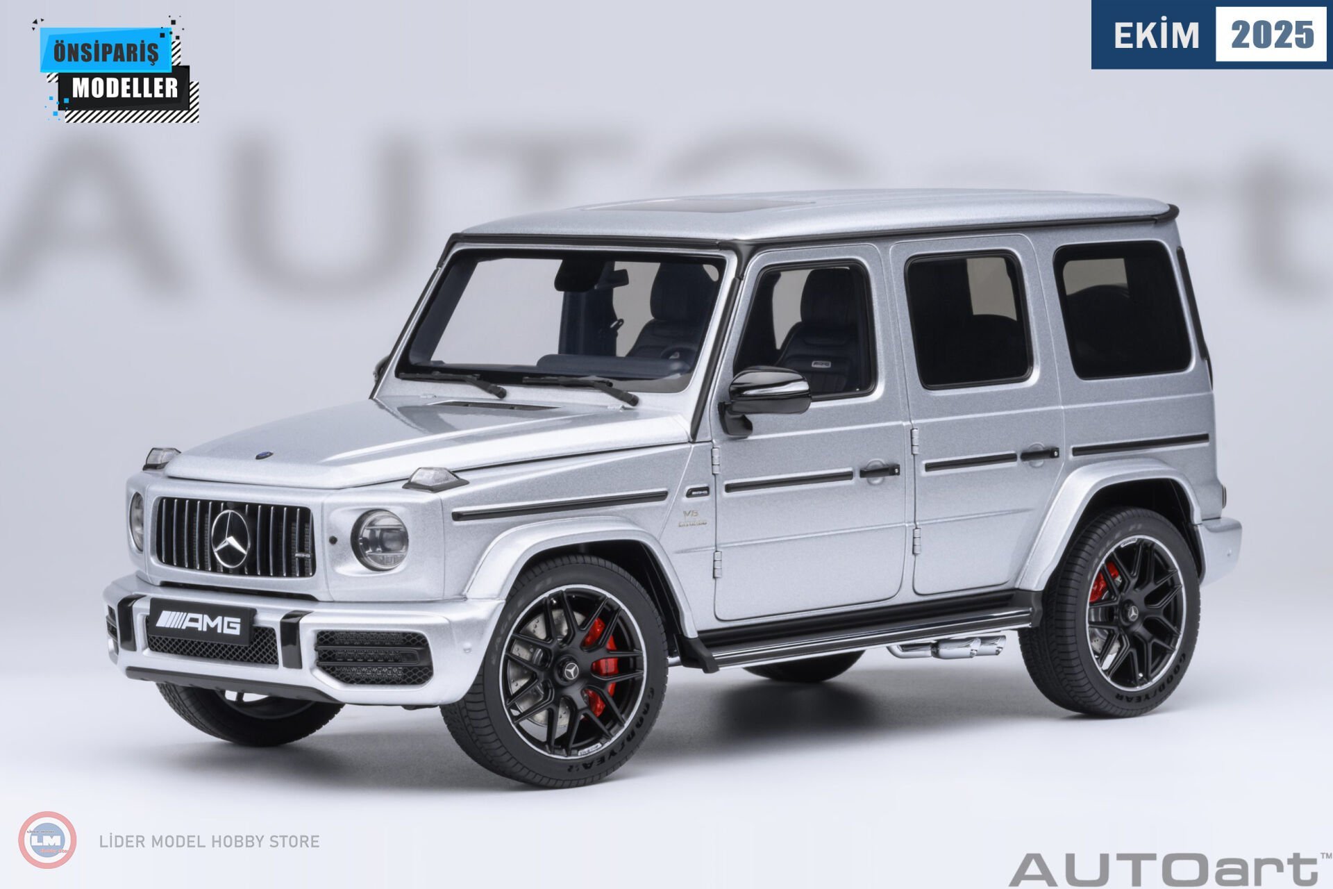 1:18 Autoart 2019 MERCEDES BENZ AMG G63 - IRIDIUM SILVER