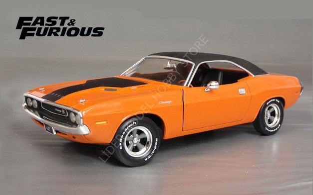 1:18 1970 Dodge Challenger  Fast & Furious