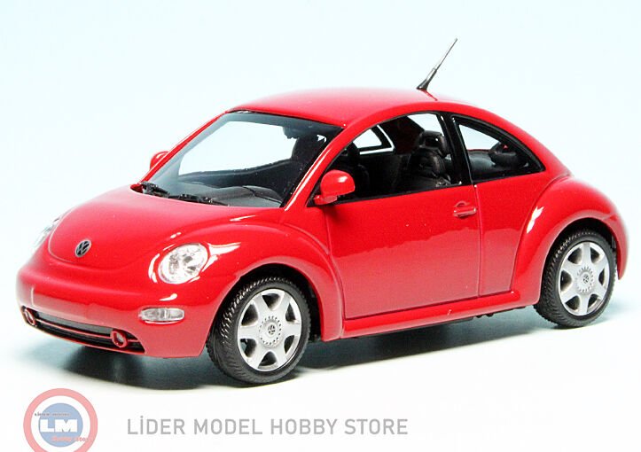 1:43 Maxichamps 1998 Volkswagen NEW BEETLE