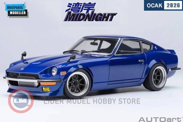 1:18 Autoart Nissan Fairlady Z WANGAN Midnight '' AKUMA no Z '' Version - Blue
