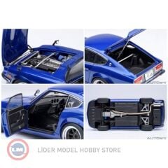1:18 Autoart Nissan Fairlady Z WANGAN Midnight '' AKUMA no Z '' Version - Blue