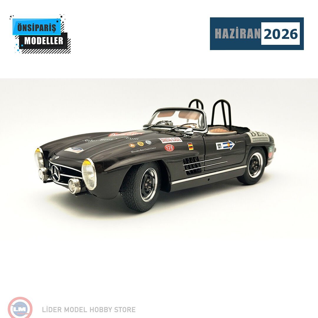 1:18 CMC Mercedes 300 SL W198 Rallye Roadster Brown 1500 Limited