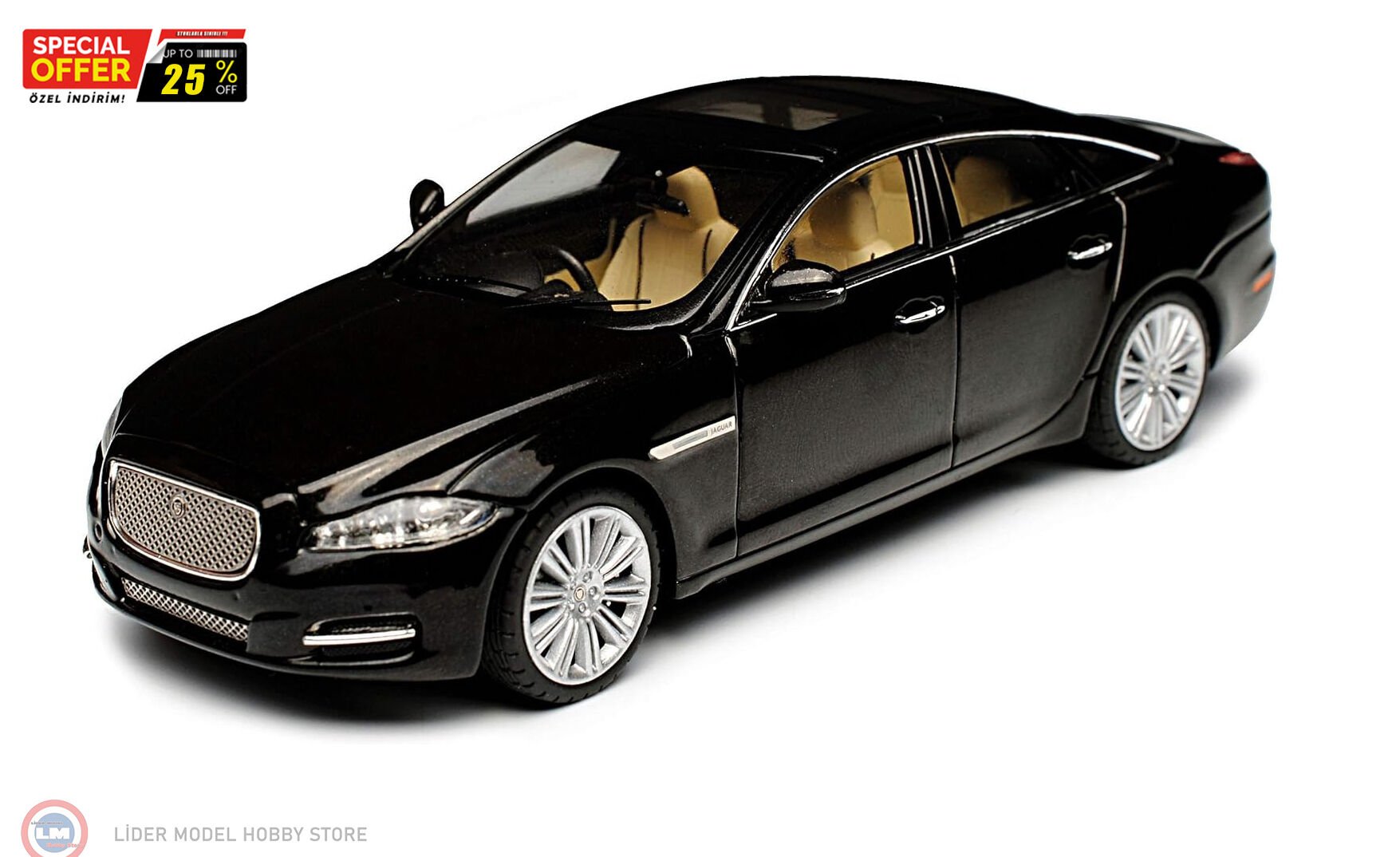 1:43 IXO 2009 Jaguar XJ (X351) - black