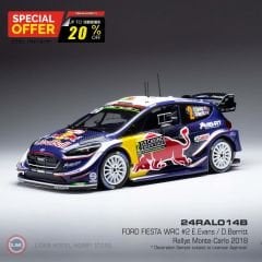 1:24 2018 Ford Fiesta WRC - #2 - MS Sport - Red Bull - Rallye WM