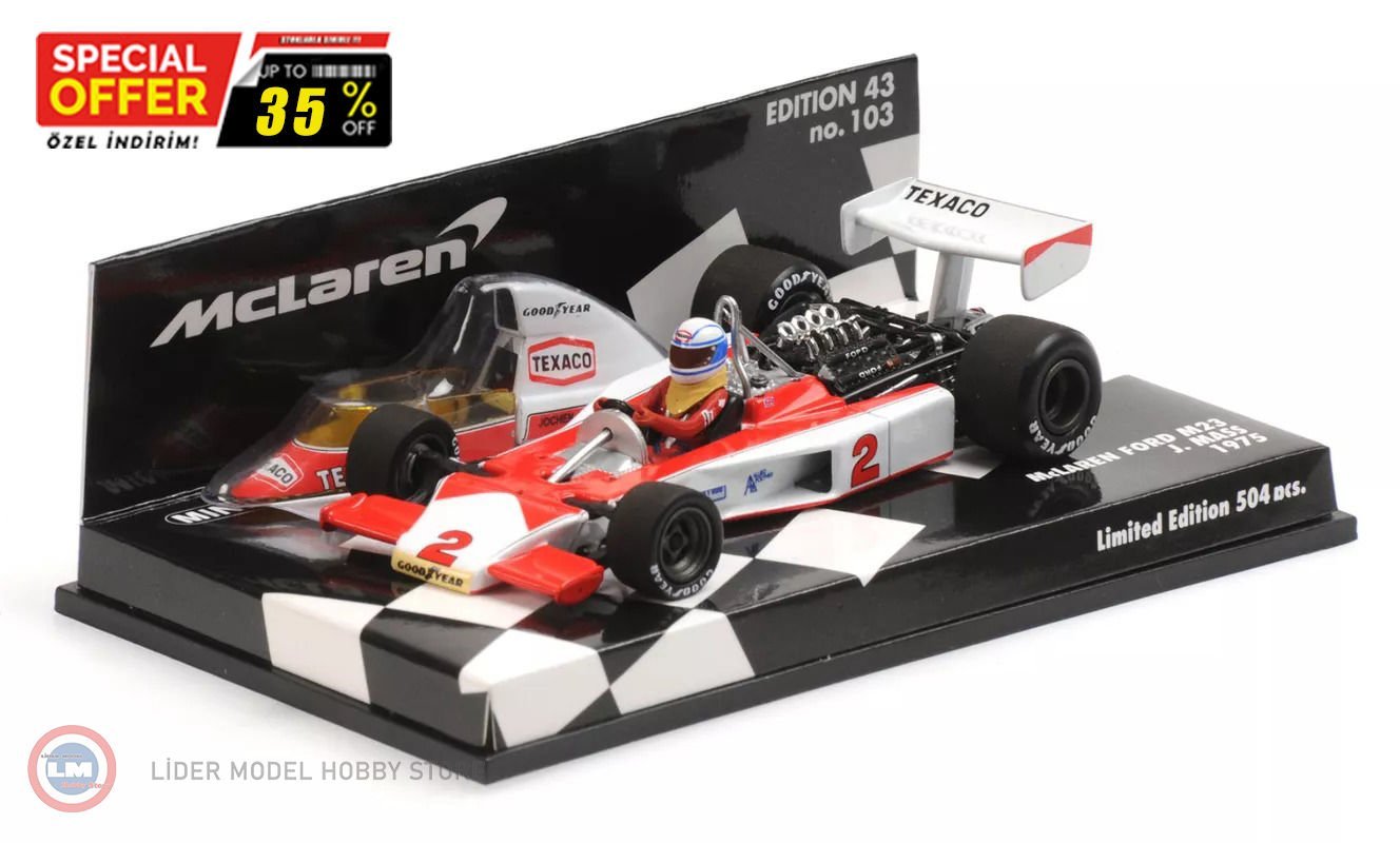 1:43 1975 Mclaren FORD M23 #2- JOCHEN MASS - Formula 1