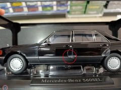 KUSURLU | 1:18 Norev 1985 Mercedes Benz 560 SEL W126 Facelift | Dealer Edition