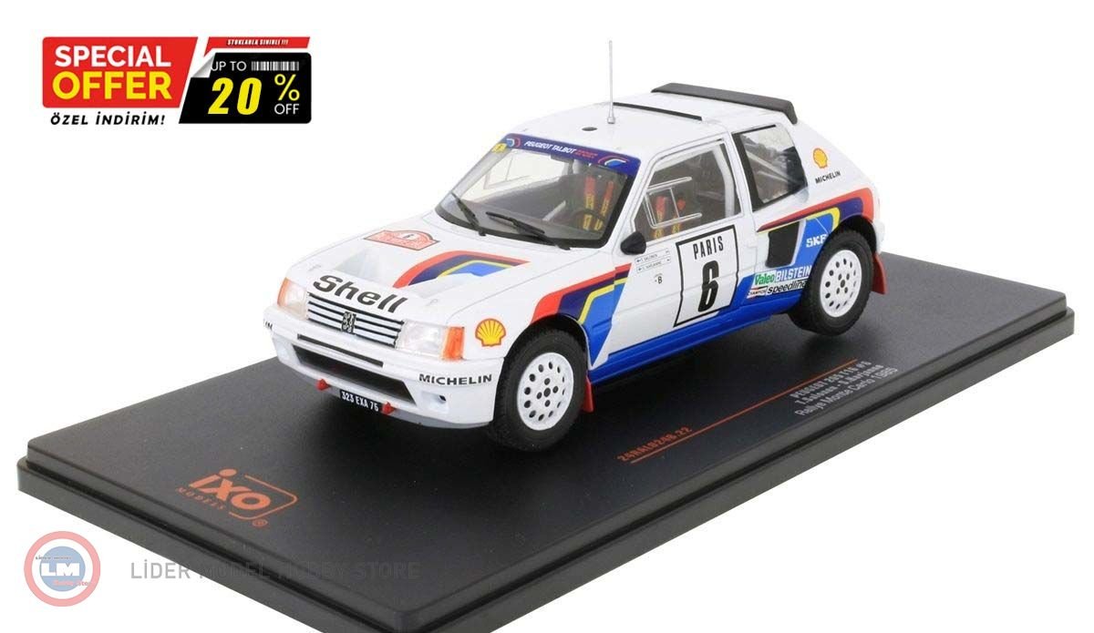 1:24 1985 Peugeot 205 T16 - #6 - Rallye WM - Rally Monte Carlo