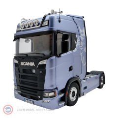 1:18 NZG Scania V8 730S 4x2 Fiction Blue