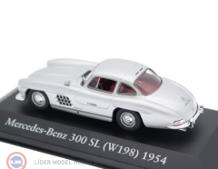 1:43 Atlas 1954 Mercedes Benz 300 SL Gullwing W198 - silver