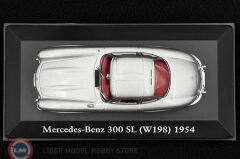 1:43 Atlas 1954 Mercedes Benz 300 SL Gullwing W198 - silver
